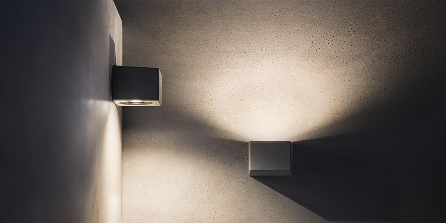 outdoor concrete wall lights
