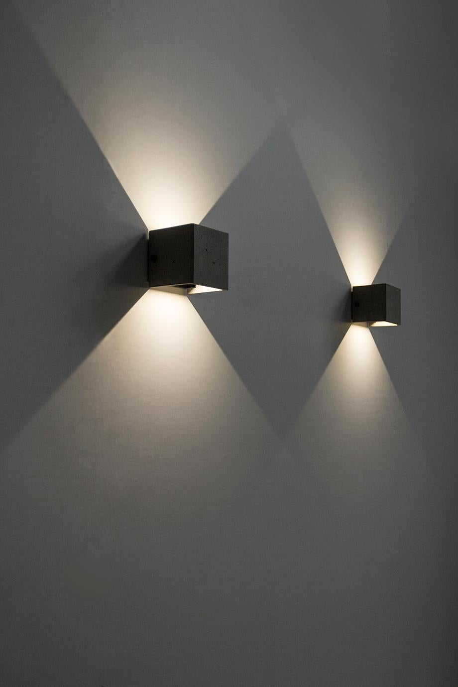 outdoor concrete wall lights