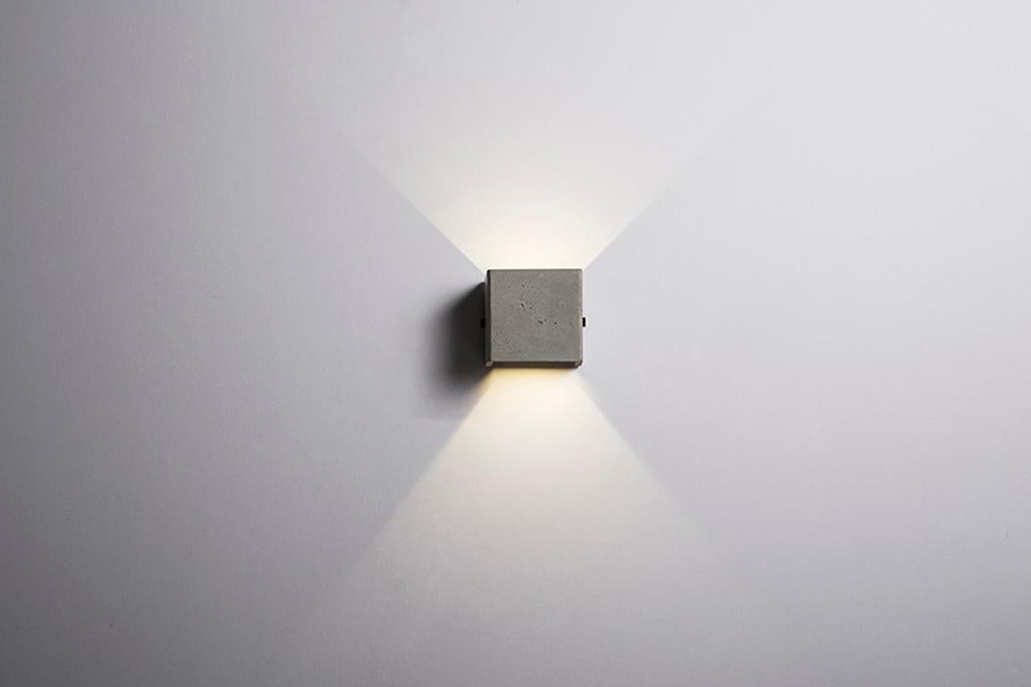 Industrial Concrete Wall Lamp / Sconce / Outdoor Lighting 'V' For Sale