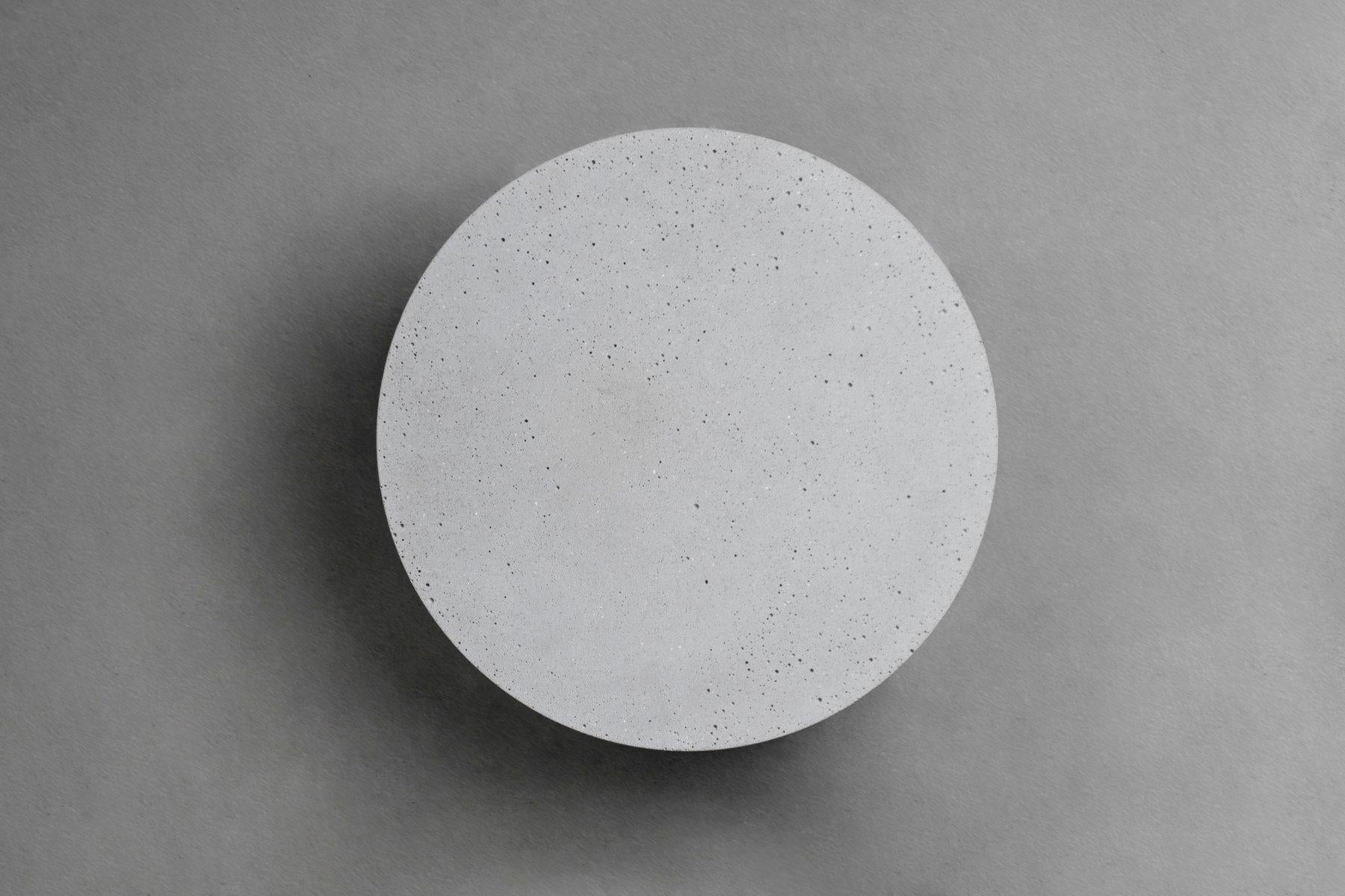 Chinese Concrete Wall Lamp / Sconce 'Pin' in Concrete 'Medium' Outdoor Lighting For Sale