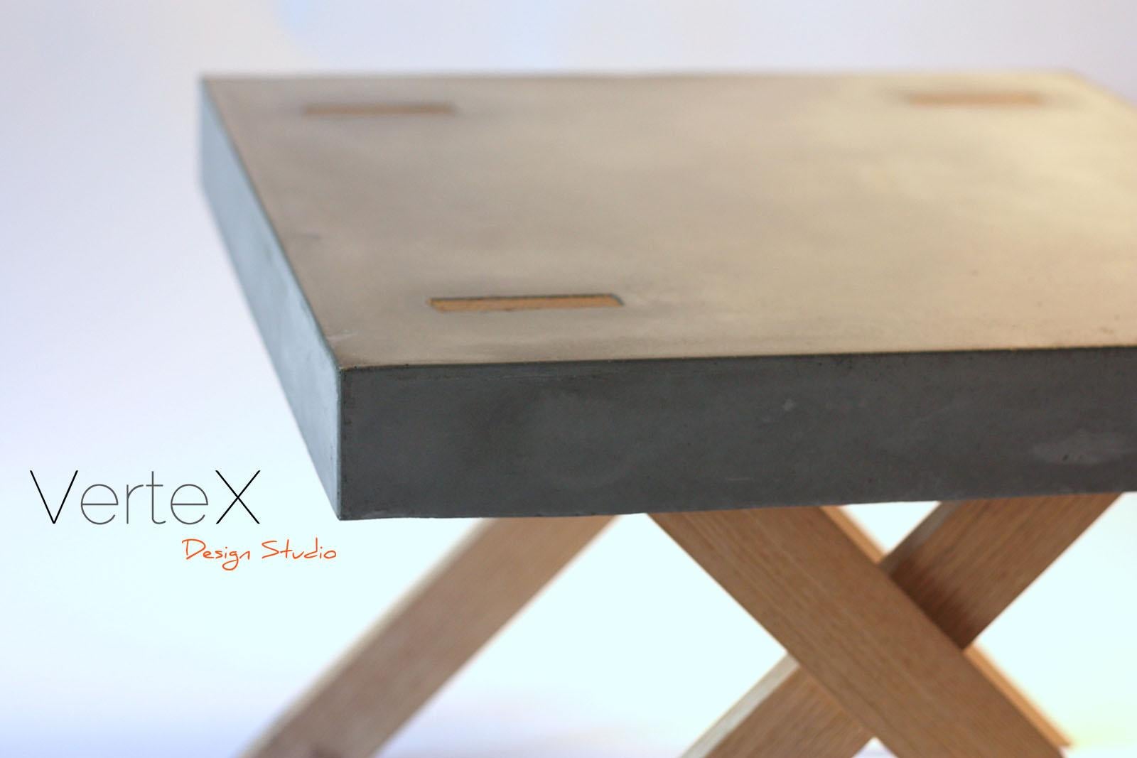 American Concrete XX Table For Sale