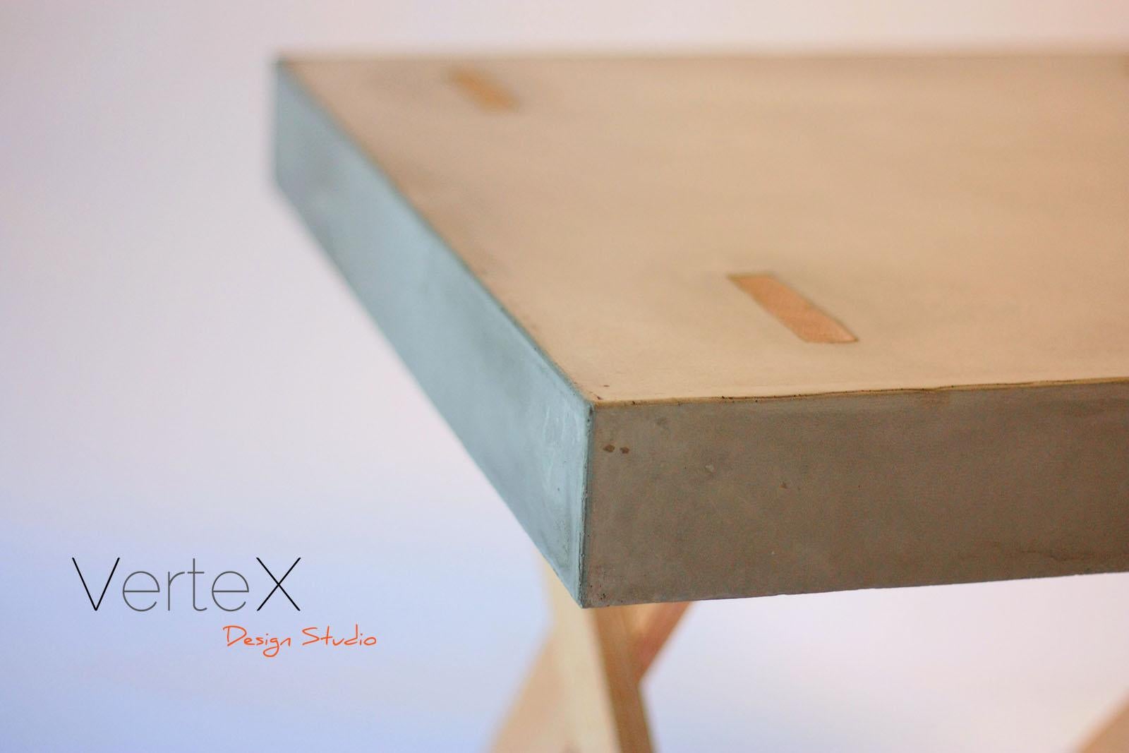 Concrete XX Table For Sale 1