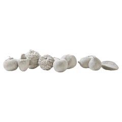 Collection Concreto, sculpture de tables à fruits (seize pièces)