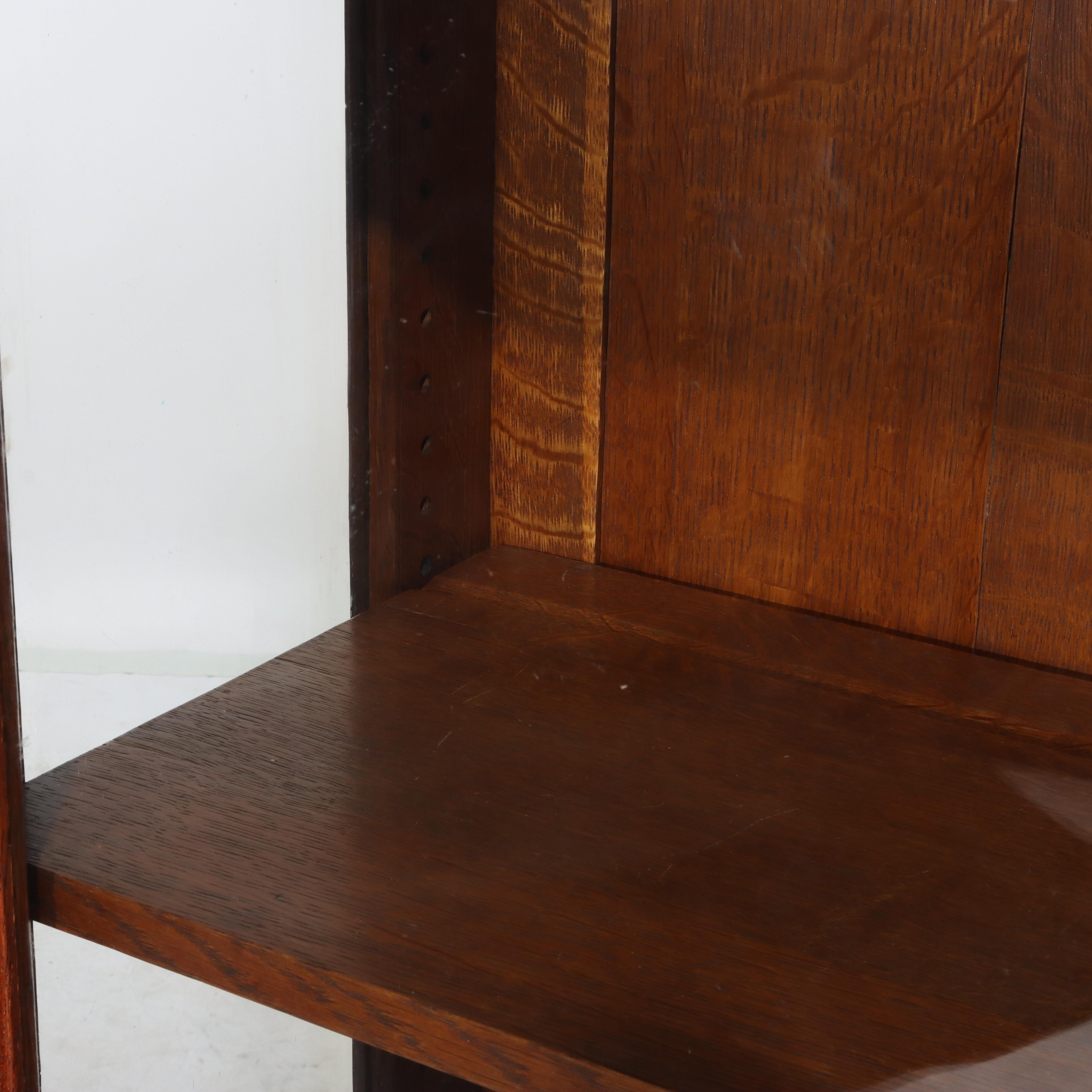COND Ancienne porte à un battant en chêne Gustav Stickley Harvey Ellis Design v1900 en vente 4