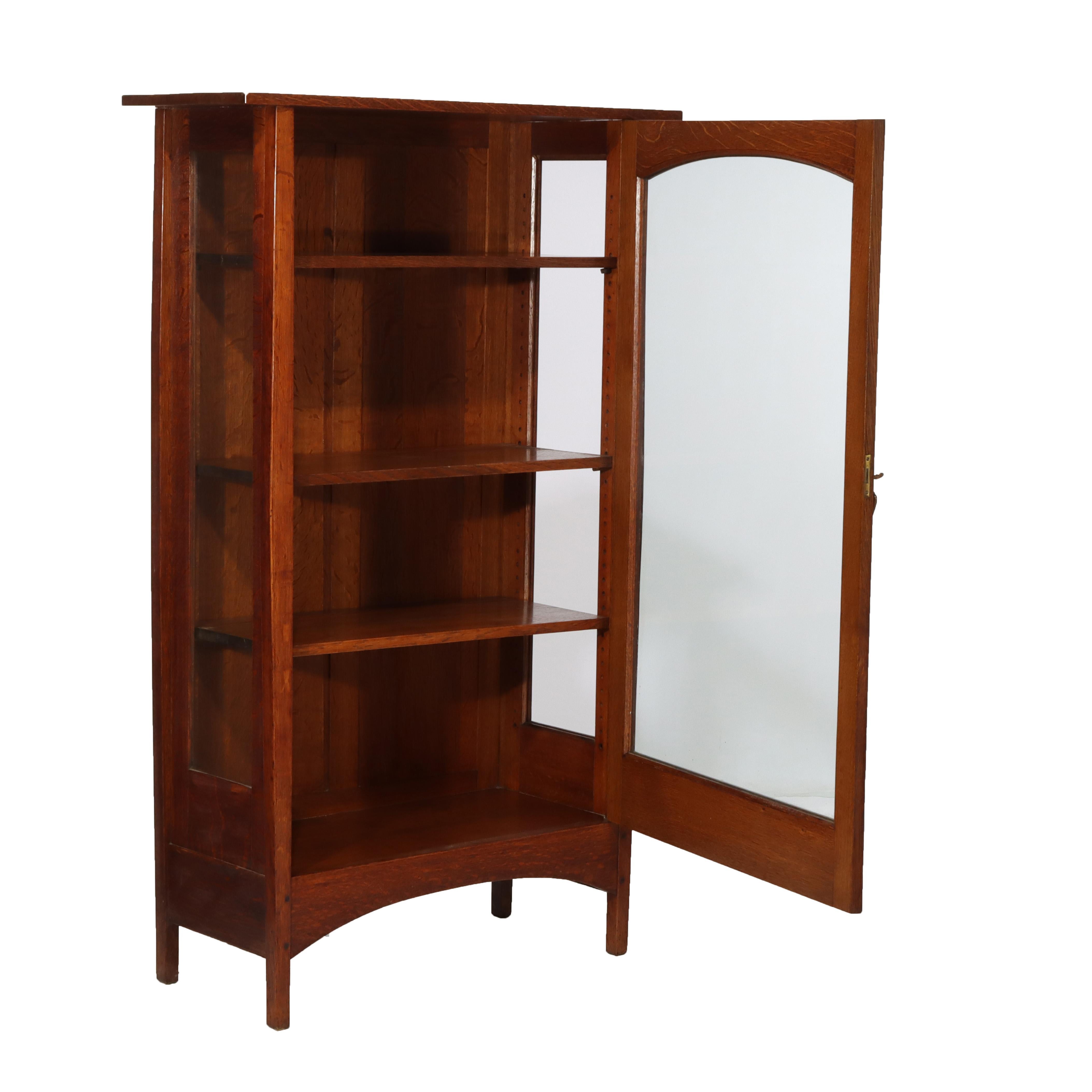 COND Ancienne porte à un battant en chêne Gustav Stickley Harvey Ellis Design v1900 en vente 5