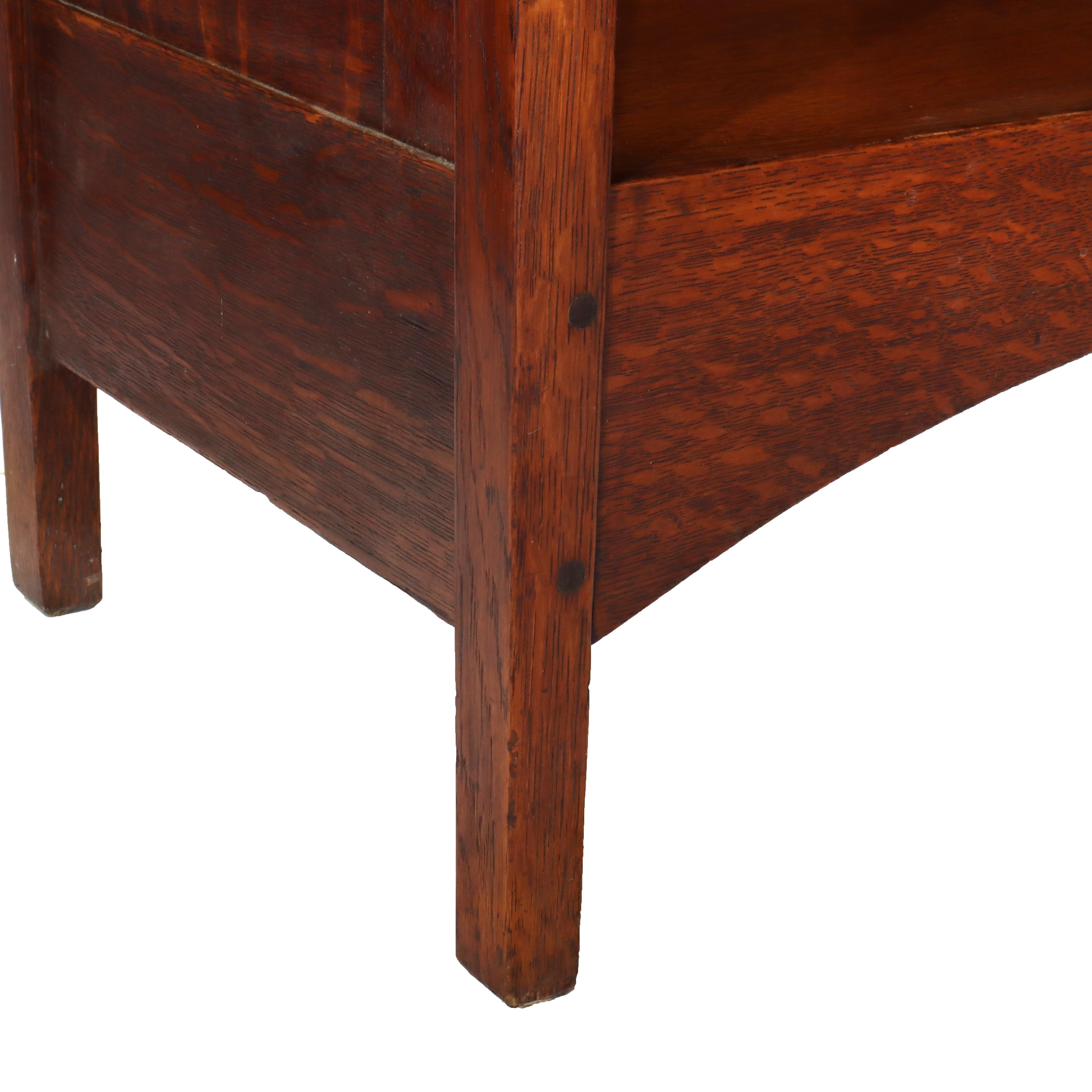 COND Ancienne porte à un battant en chêne Gustav Stickley Harvey Ellis Design v1900 en vente 6