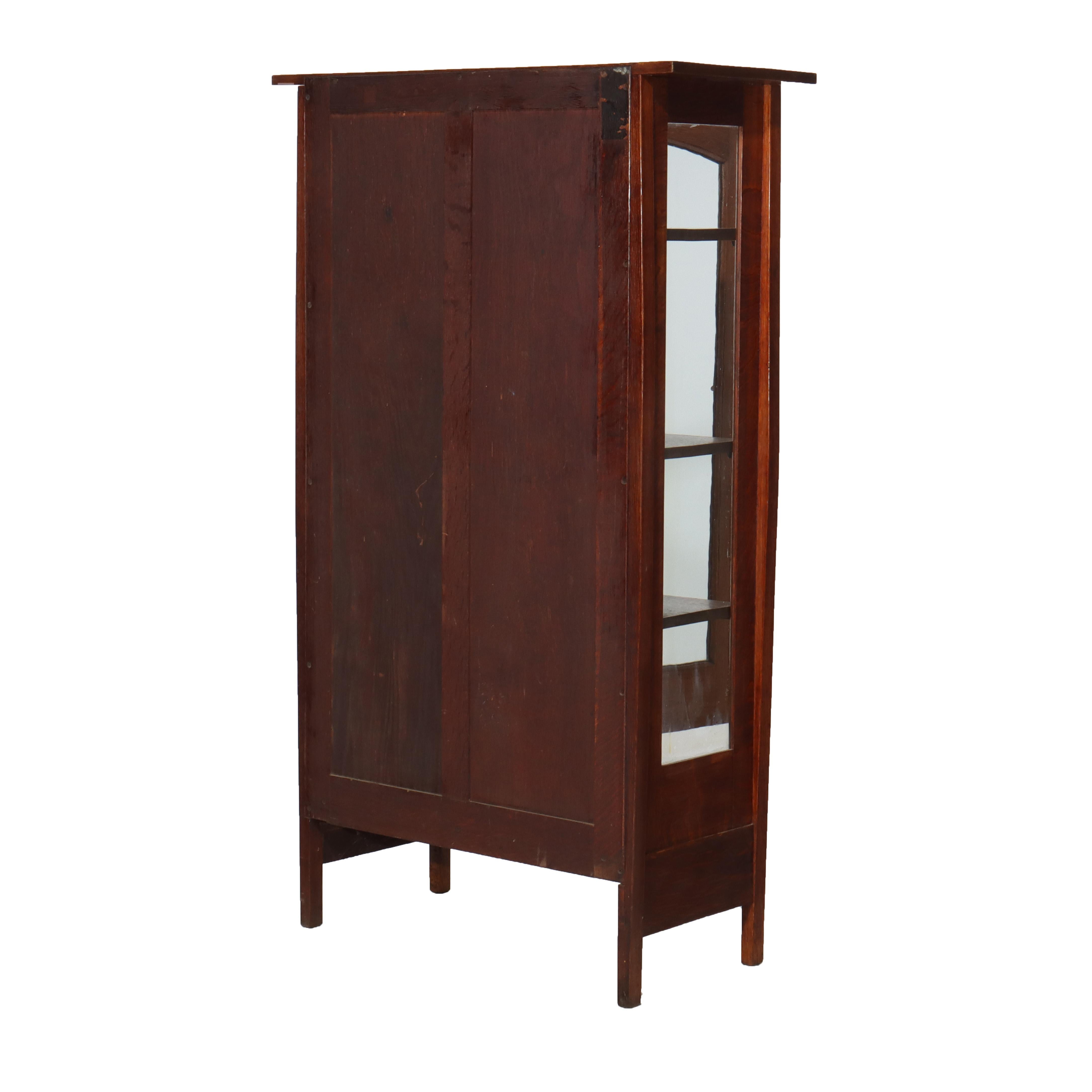 COND Ancienne porte à un battant en chêne Gustav Stickley Harvey Ellis Design v1900 en vente 7