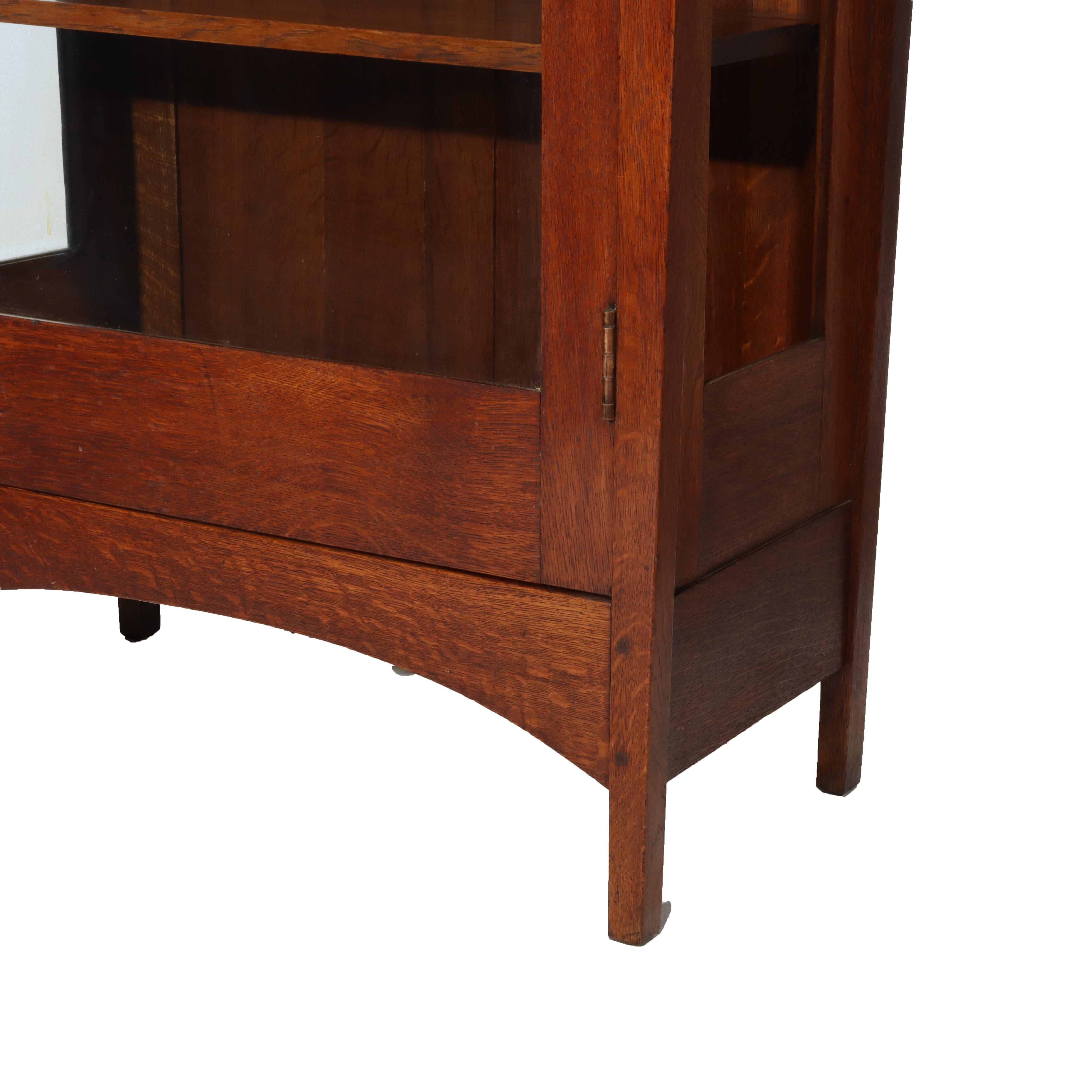 COND Ancienne porte à un battant en chêne Gustav Stickley Harvey Ellis Design v1900 en vente 1