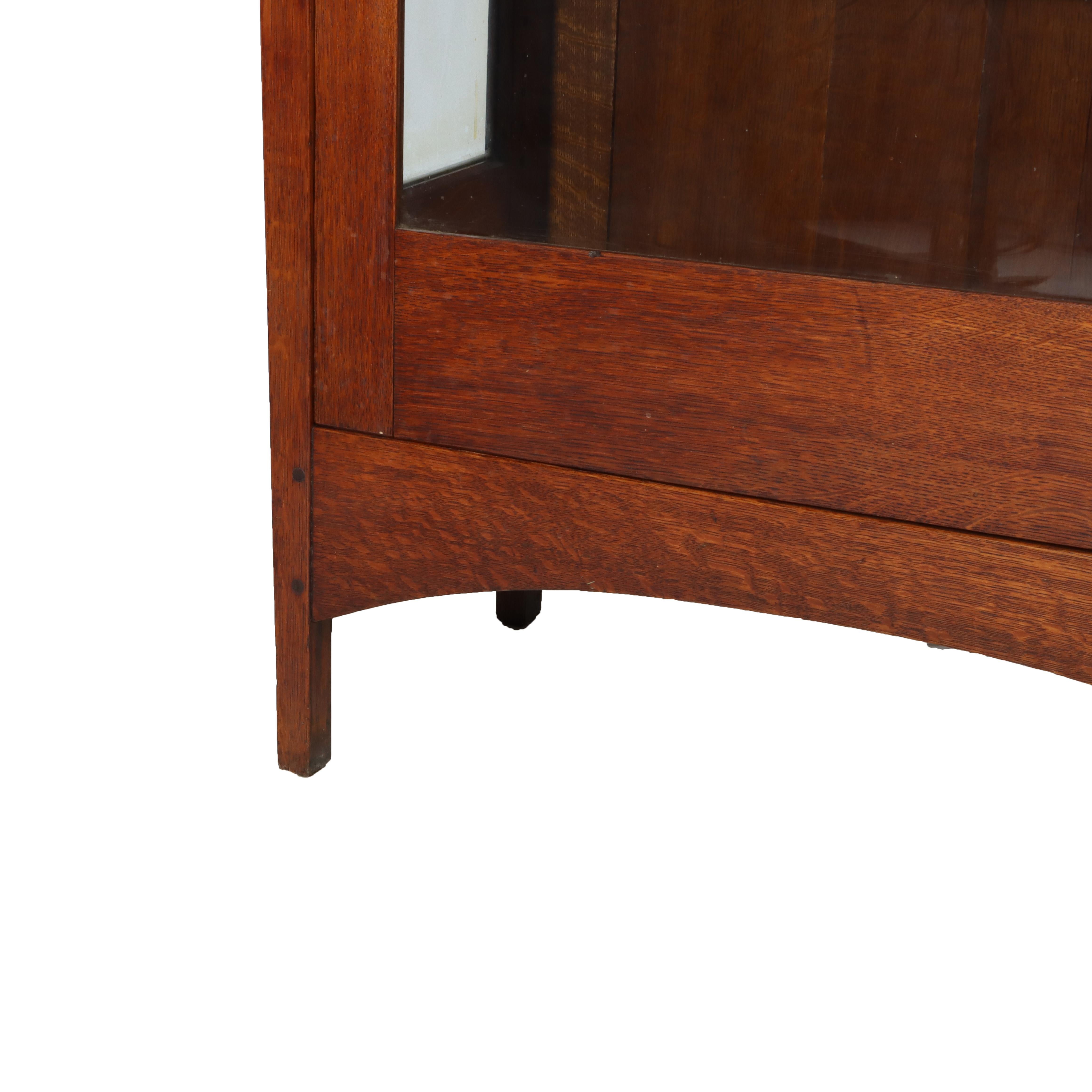 COND Ancienne porte à un battant en chêne Gustav Stickley Harvey Ellis Design v1900 en vente 3