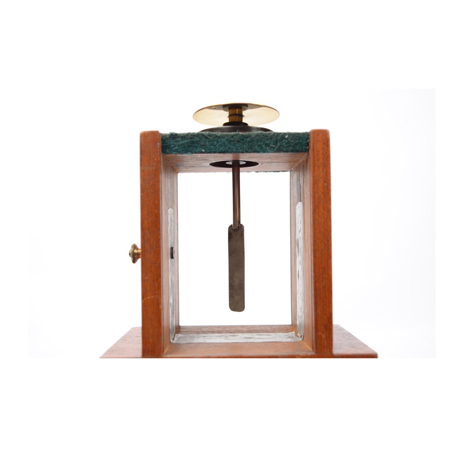 1900s Mahogany Condenser Electroscope Antique Physics Measuring Instrument 5