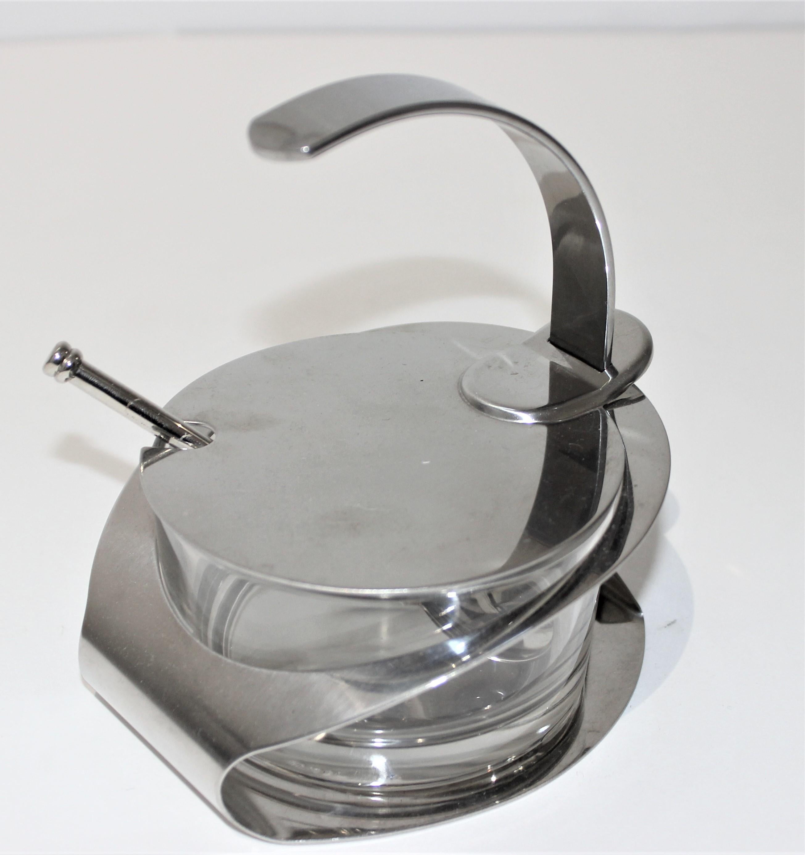 Condiment Holder in Stainless Steel by Carlo Giannini 5