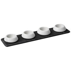 Condiment Tray with Bowls in Marble by Ivan Colominas, Italy