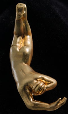 Condition Whole Ring in Sculpted Resin, Silver and 24k Gold by AMBOS TOUKO