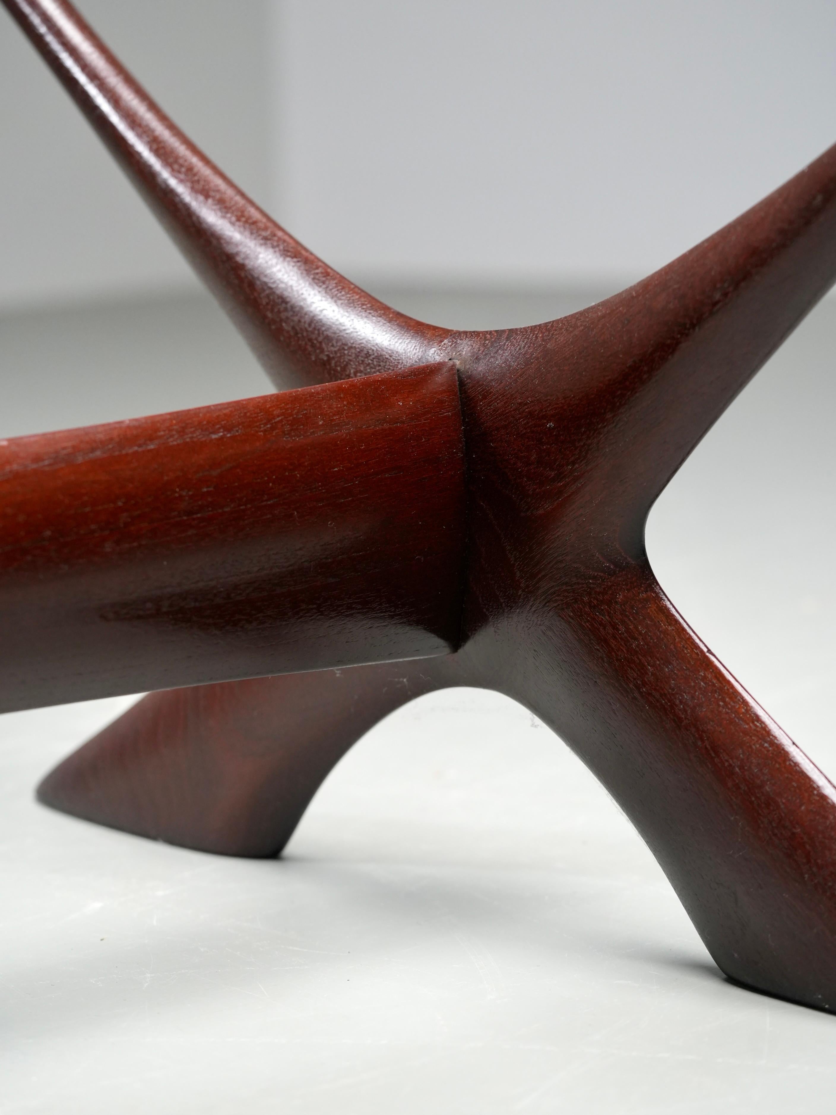 Tavolino 'Condor' di Fredrik Schriever-Abeln per Orbro Glass, Svezia, anni '60 In condizioni buone in vendita a Uithoorn, NL