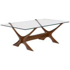 "Condor" Coffee Table by Fredrik Schriever Abeln for Örebro Glas, Sweden, 1960s