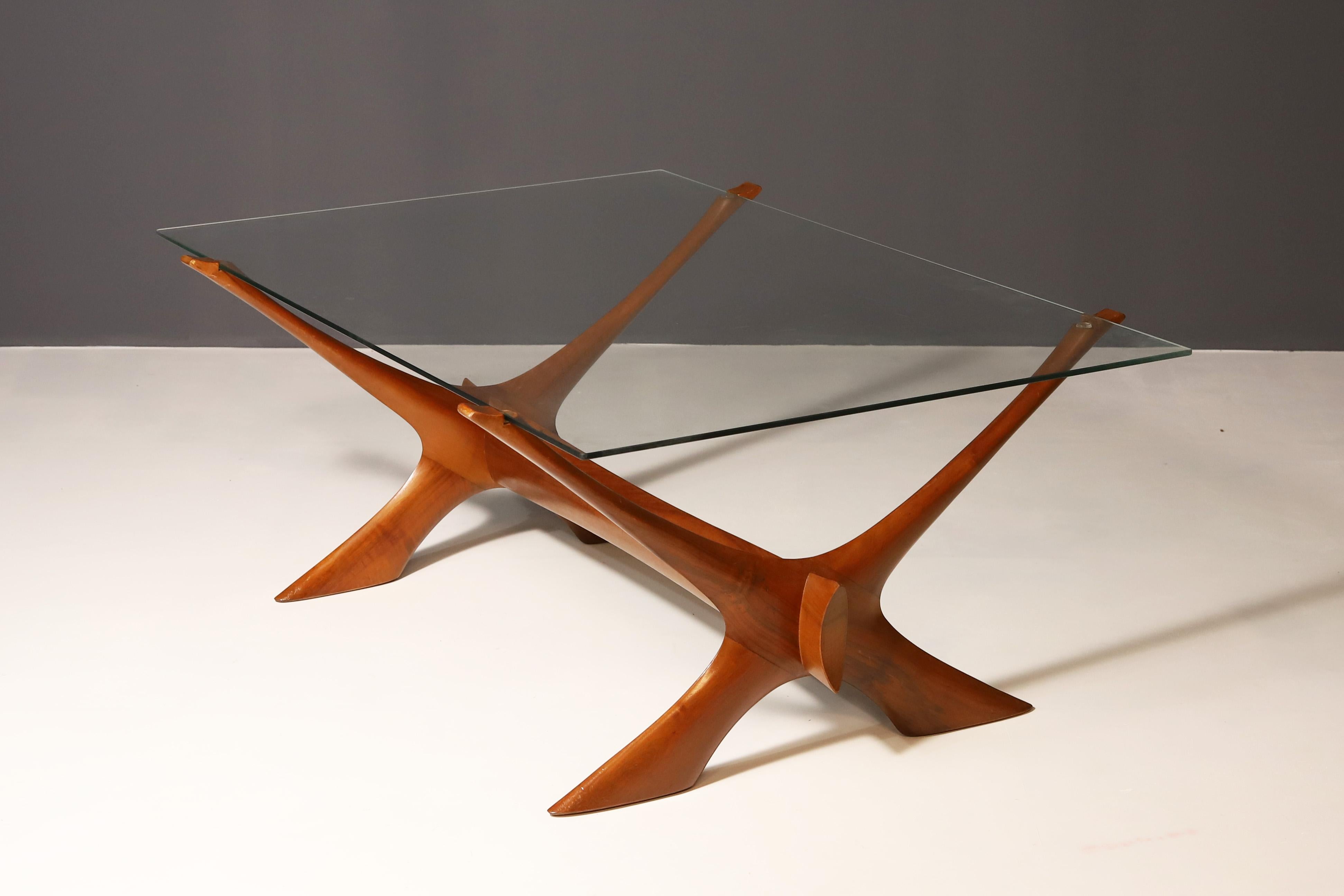 Condor Couchtisch von Fredrik Schriever-Abeln für Örebro Glass, 1960er Jahre (Schwedisch) im Angebot