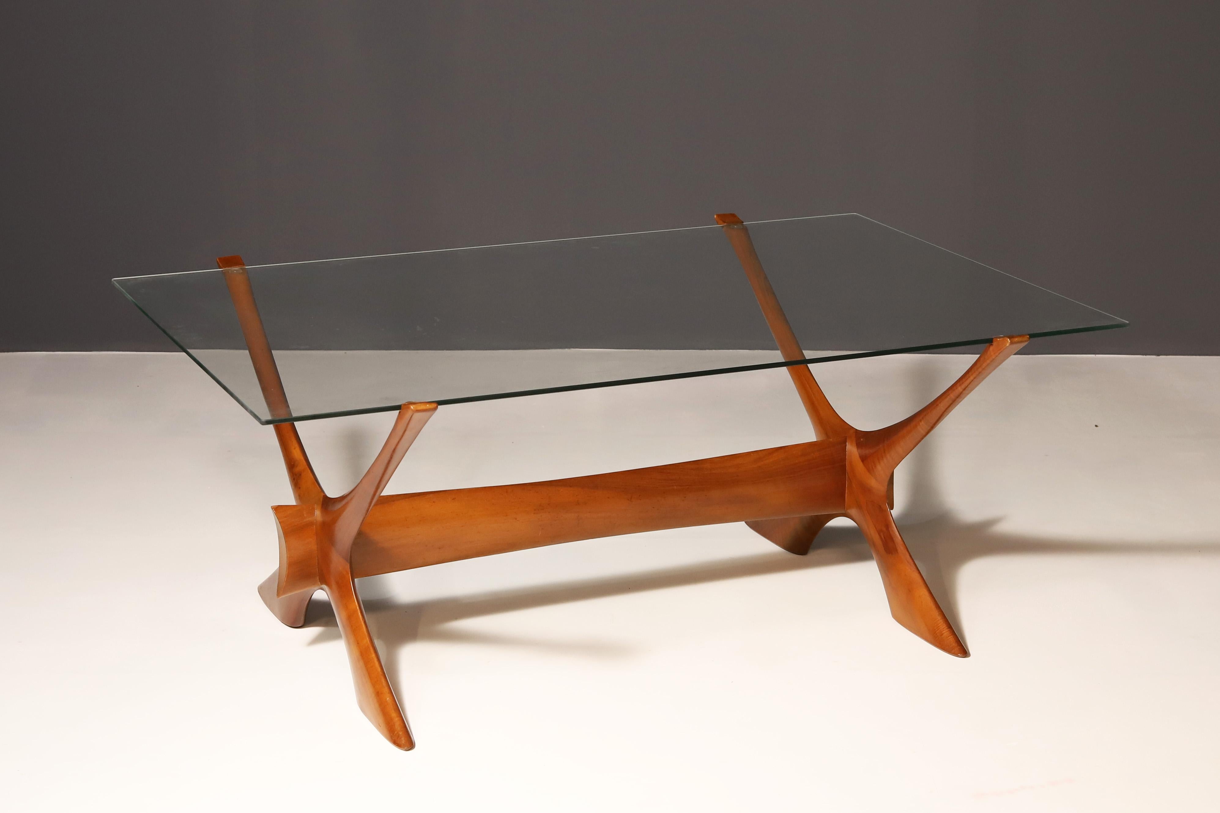 Condor Couchtisch von Fredrik Schriever-Abeln für Örebro Glass, 1960er Jahre (20. Jahrhundert) im Angebot