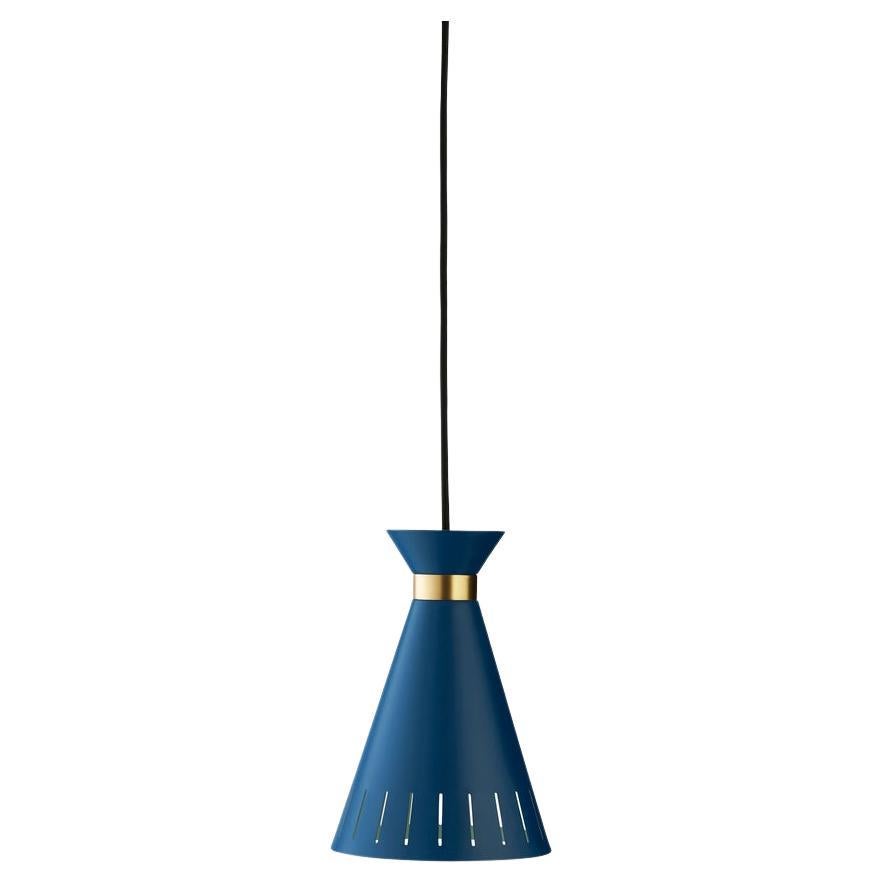 Cone Azure Blue Pendant by Warm Nordic For Sale