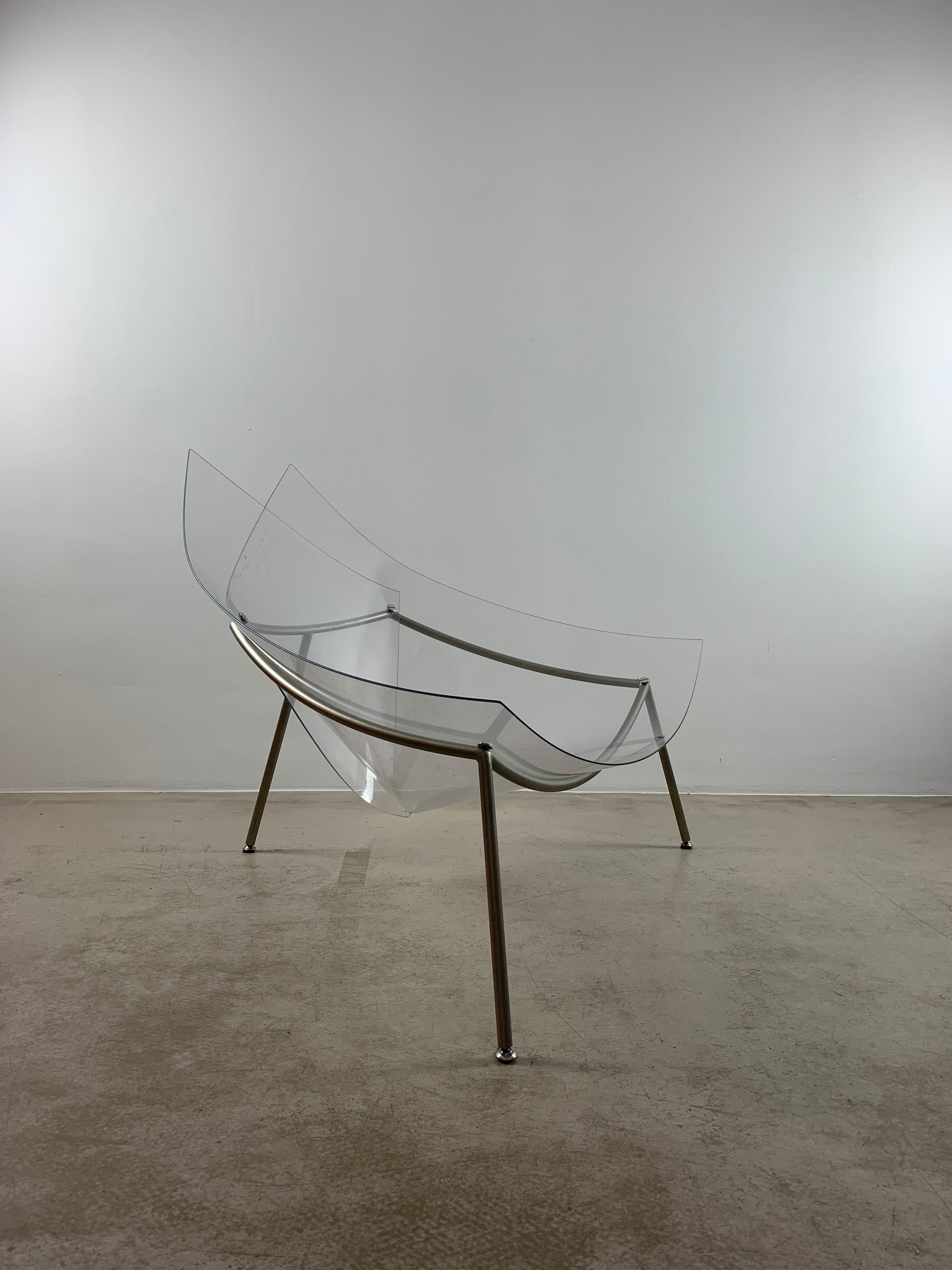 Beautiful and subtle Cone chair designed by Fernando & Humberto Campana for Edra, Italy, 1997. Along with the first iMac and Jasper Morisson’s Luxmaster, the Cone chair is a prime example of late nineties design. 
A chair that is perfect for a