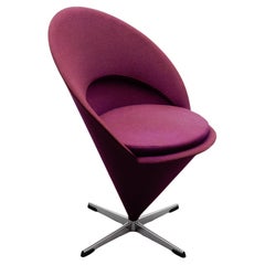Chaise conique K1 par Verner Panton pour Plus-Linje, années 1960 Danemark