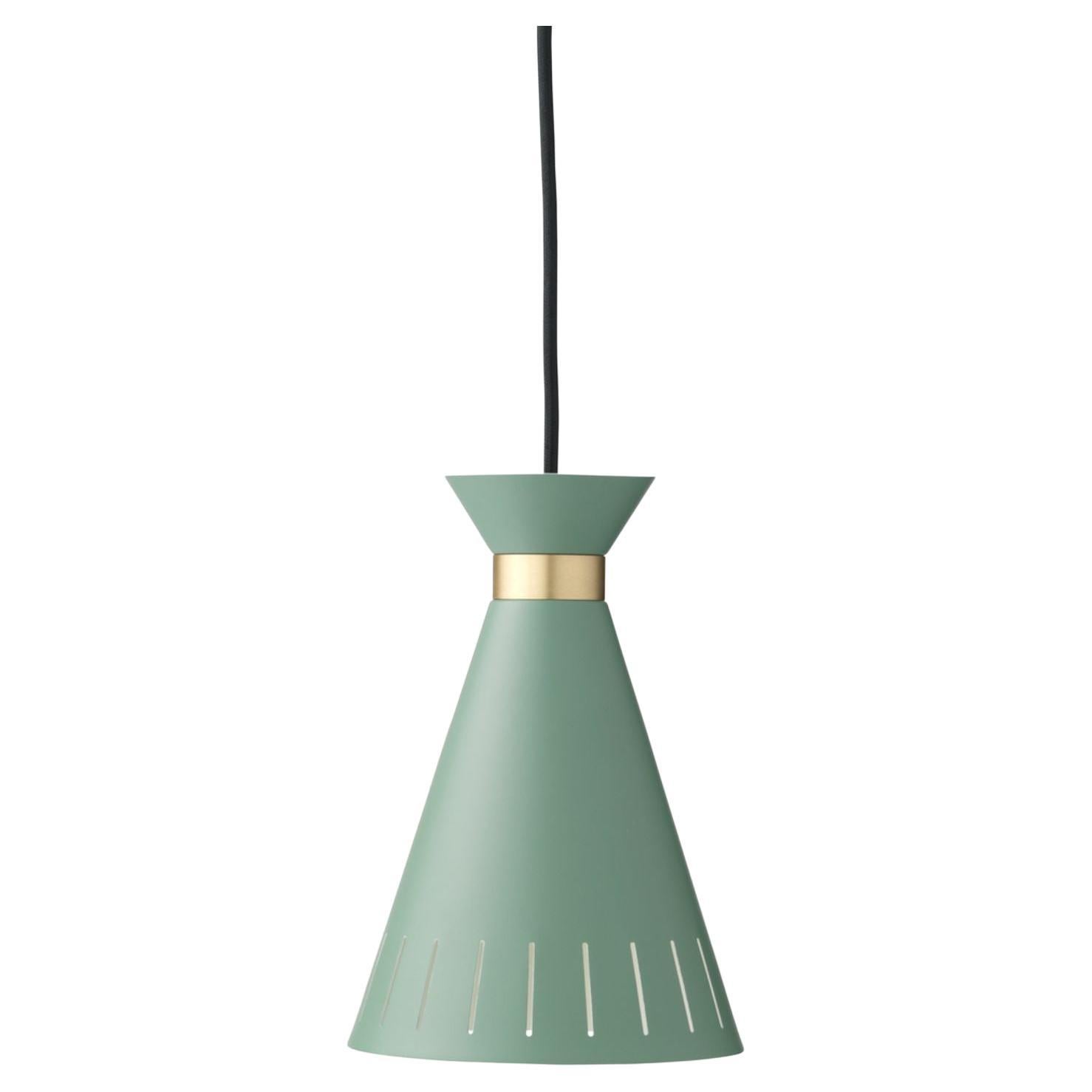 Cone Dusty Green Pendant by Warm Nordic For Sale