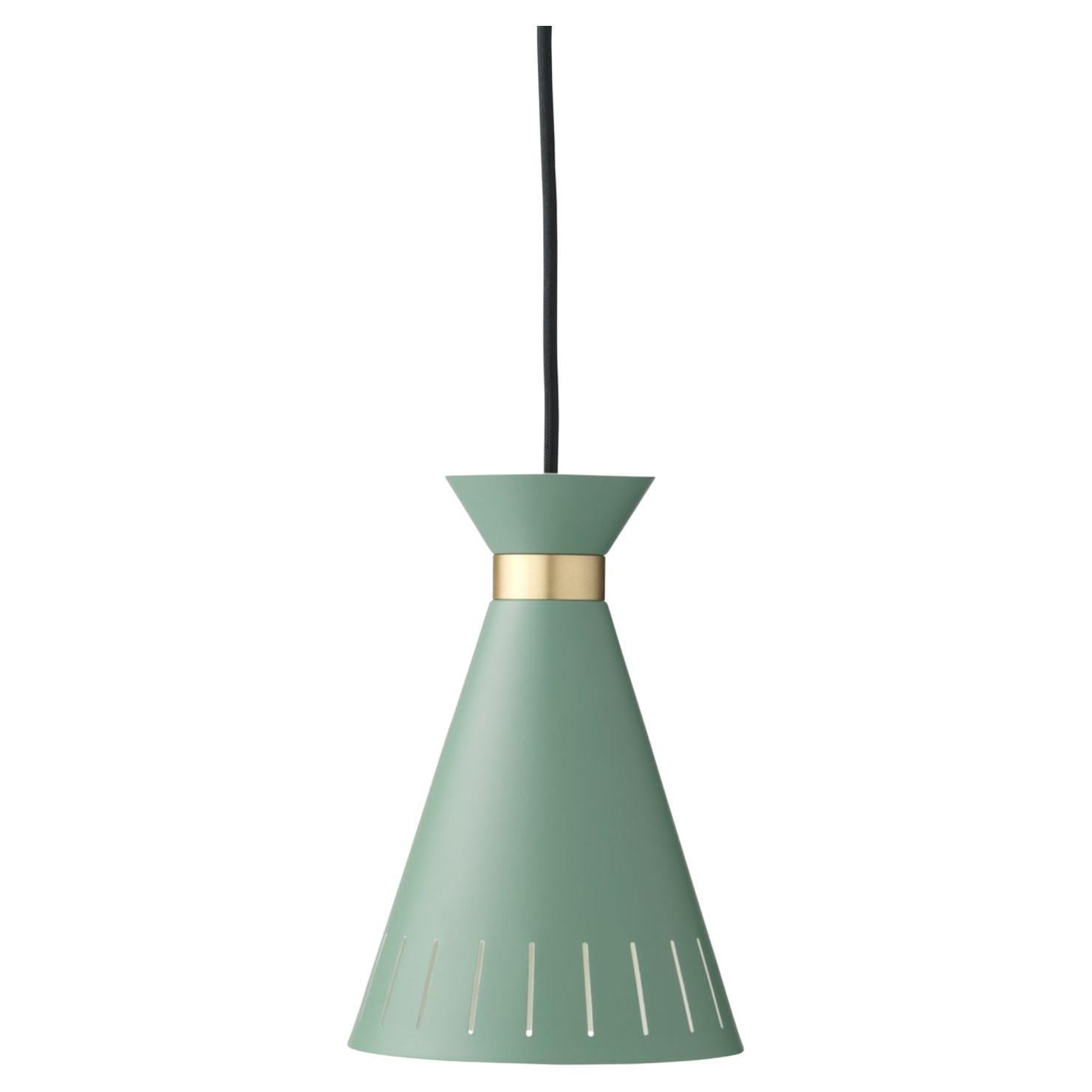 Colgante Cono Verde Polvo by Warm Nordic