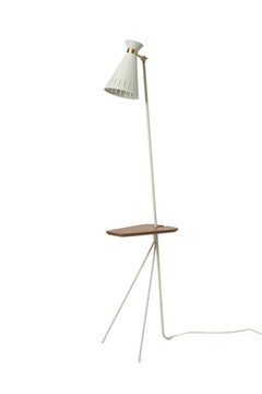 Cone Floor Lamp with Table Warm White by Warm Nordic