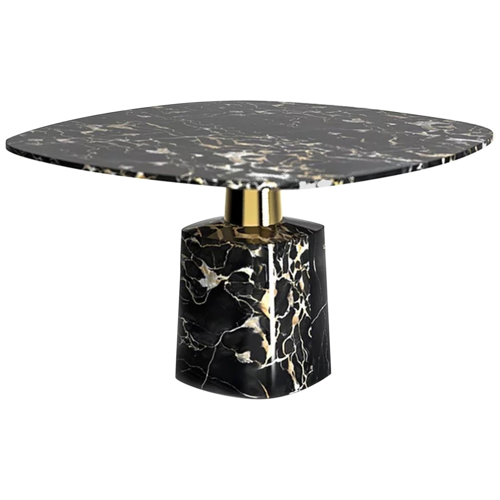 Cone Marble Dining Table by Marmi Serafini For Sale