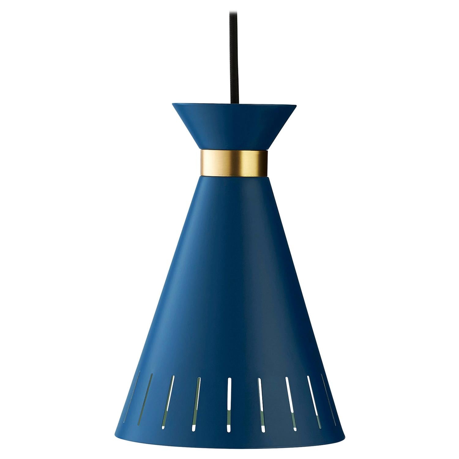 For Sale: Blue (Azure Blue) Cone Pendant, by Svend Aage Holm-Sørensen from Warm Nordic