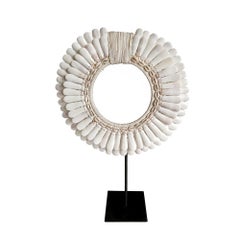Polished Shell Necklace on Stand, Papua New Guinea