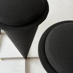 Cone Stools by Verner Panton for Plus Linje