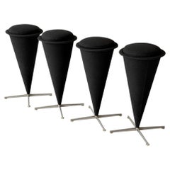 Cone Stools by Verner Panton for Plus Linje