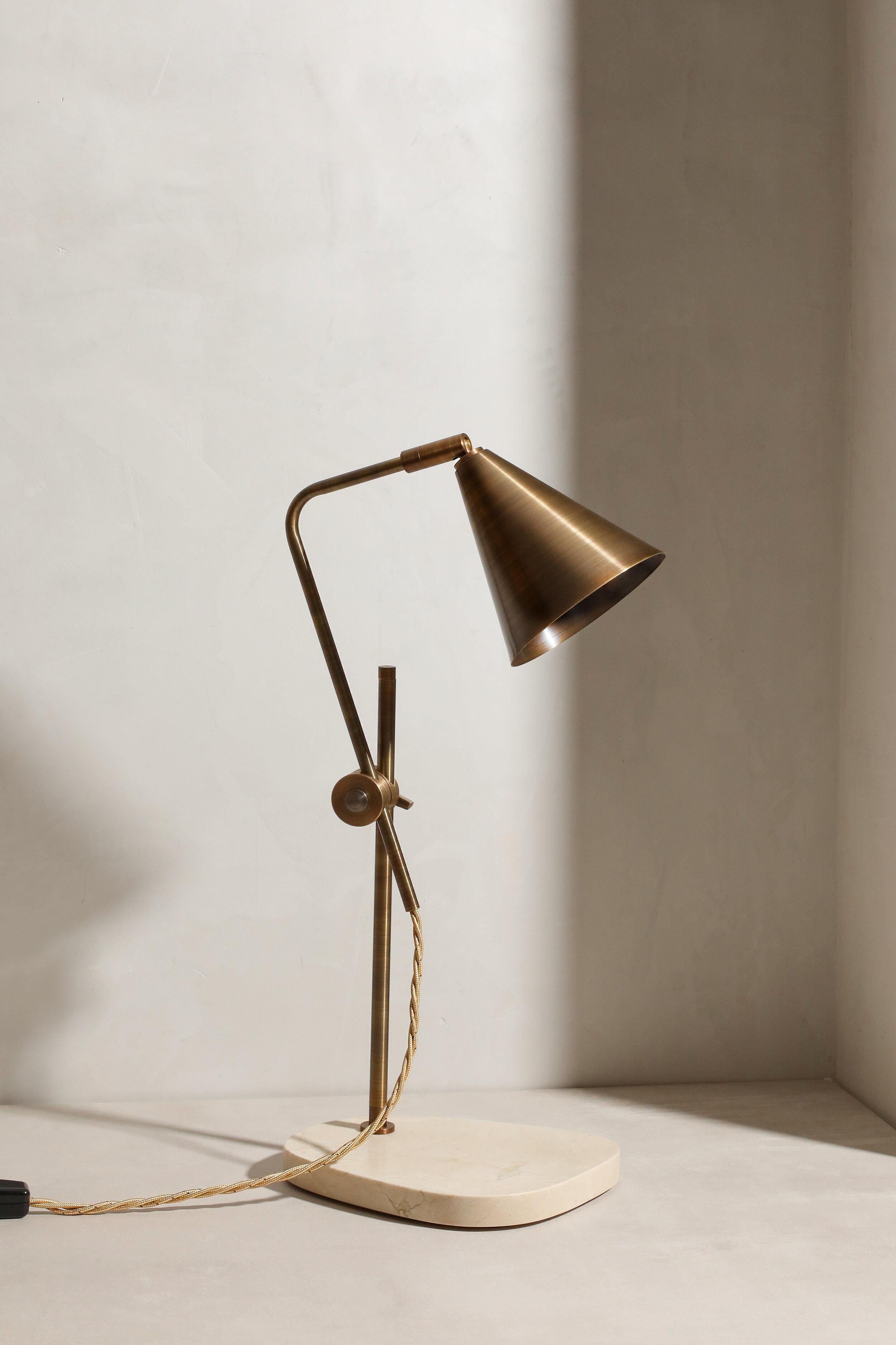 Post-Modern Cone Table Lamp by Contain For Sale