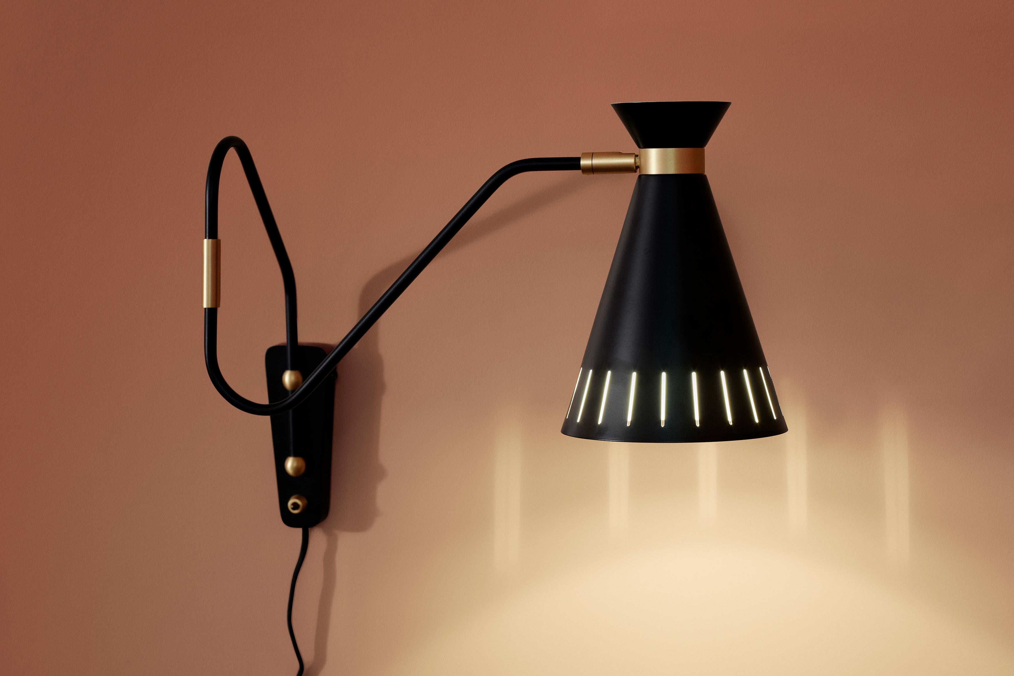 Cone Wall Lamp, by Svend Aage Holm-Sørensen from Warm Nordic In New Condition For Sale In Viby J, DK