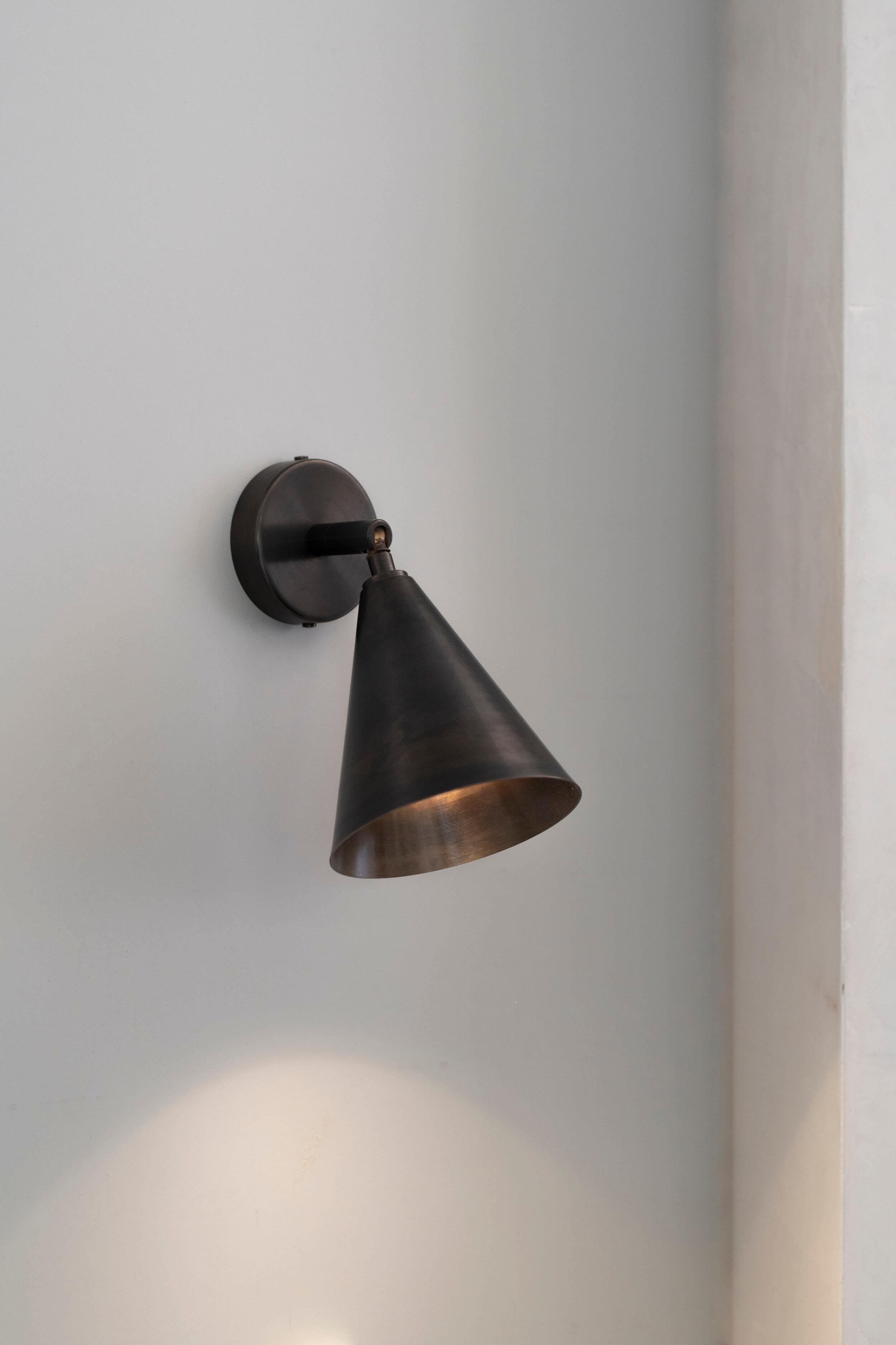 Book XL double wall light by Contain
Dimensions: D 12 x H 22 cm 
Materials: Brass.
Available in different finishes.

All our lamps can be wired according to each country. If sold to the USA it will be wired for the USA for instance.

“You are