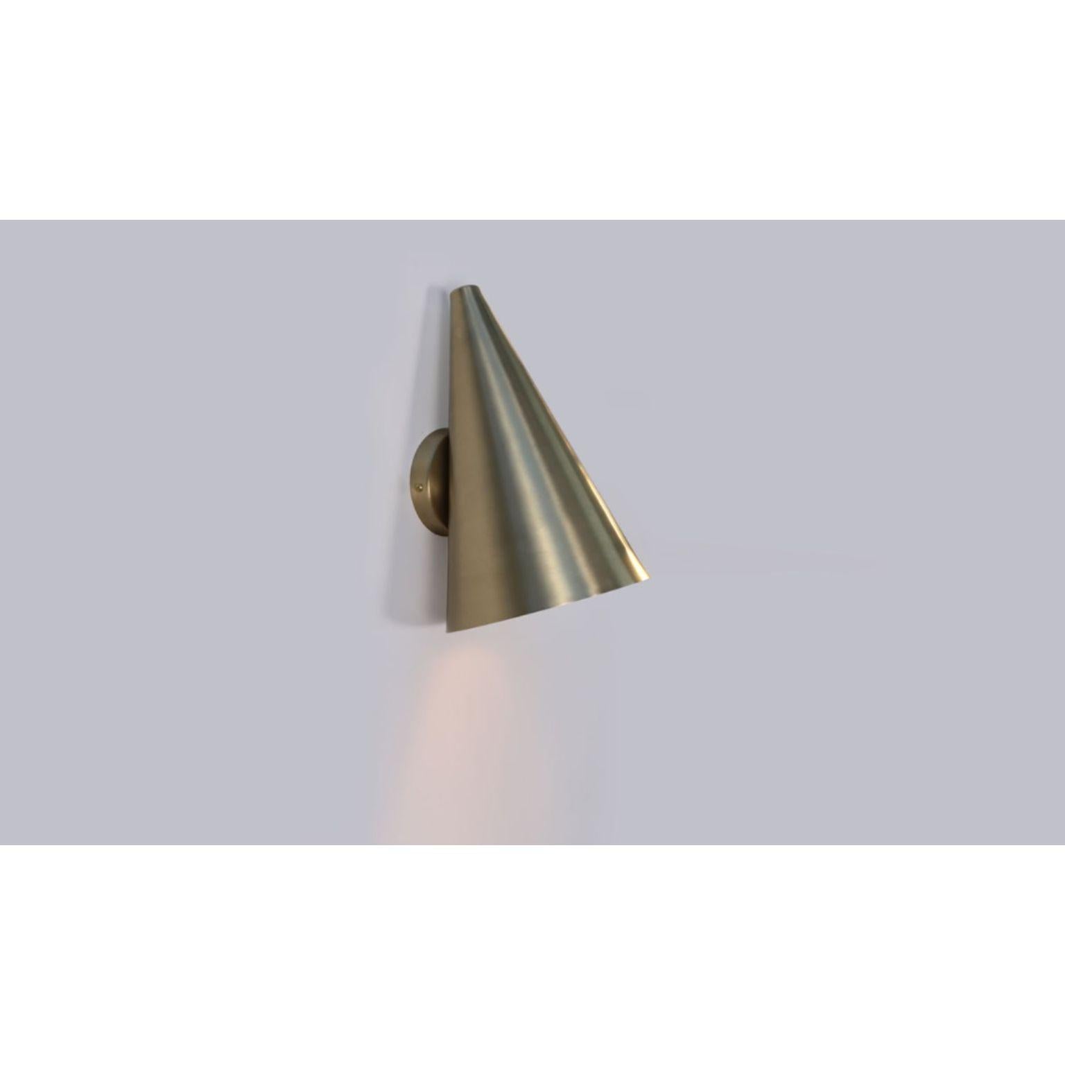 Indian Cone Wall Sconce by Lamp Shaper For Sale