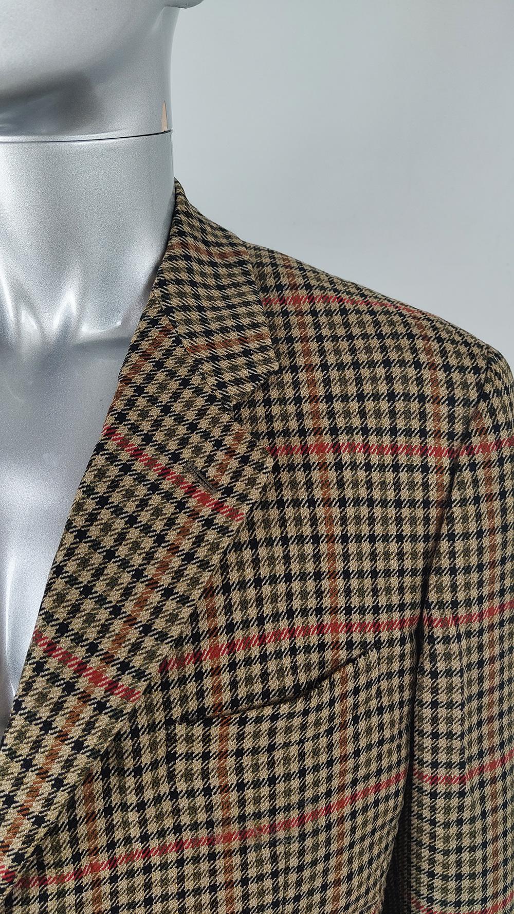 Men's Confar Vintage Mens Italian Virgin Wool Blazer Jacket Sport Coat, 1980s For Sale