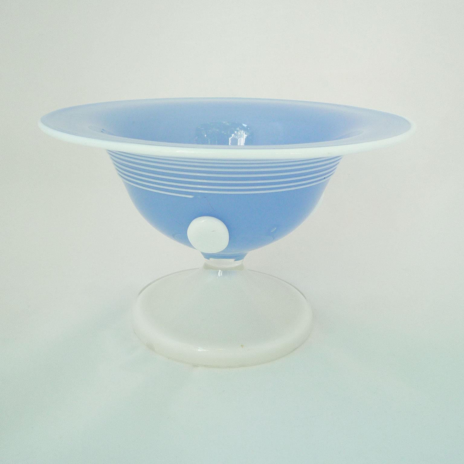 Early 20th Century Confectionery Bowl Series Tango, Loetz, Powolny, Flashed Glass, 1920s, Art Deco