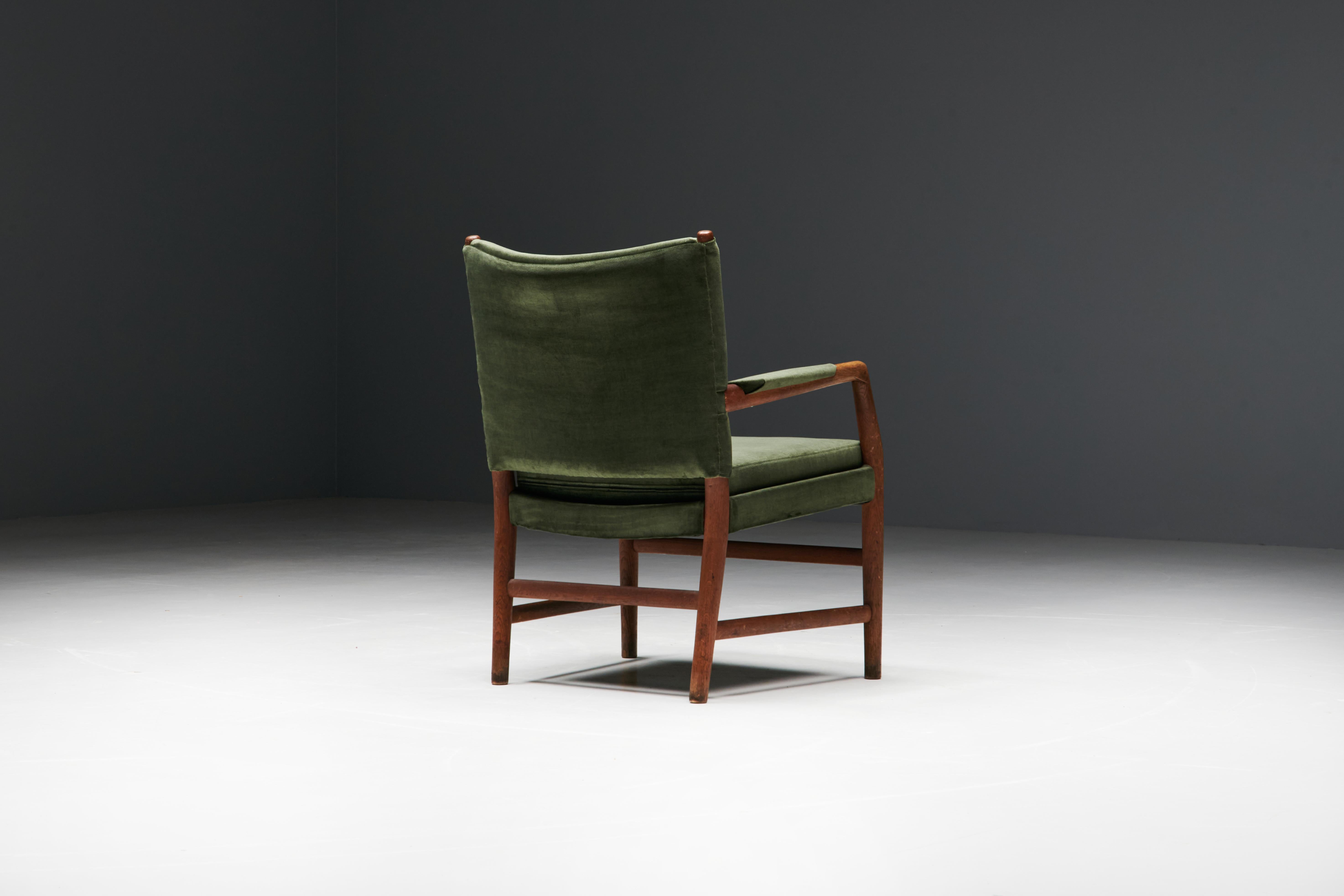Conference Chairs by Hans J. Wegner for the Aarhus City Hall, Denmark, 1940s For Sale 6
