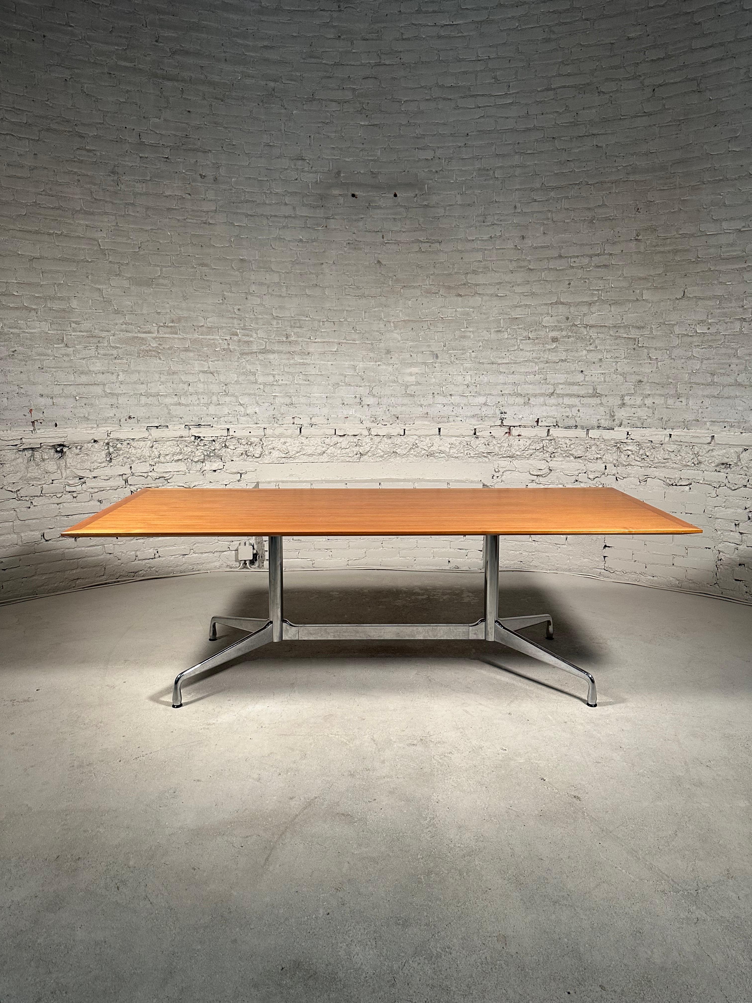European Conference/Dining Table by Charles & Ray Eames for Vitra For Sale