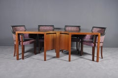 Conference Table and Eight “Riksdagen” Chairs by Åke Axelsson for Gärsnäs, 1981
