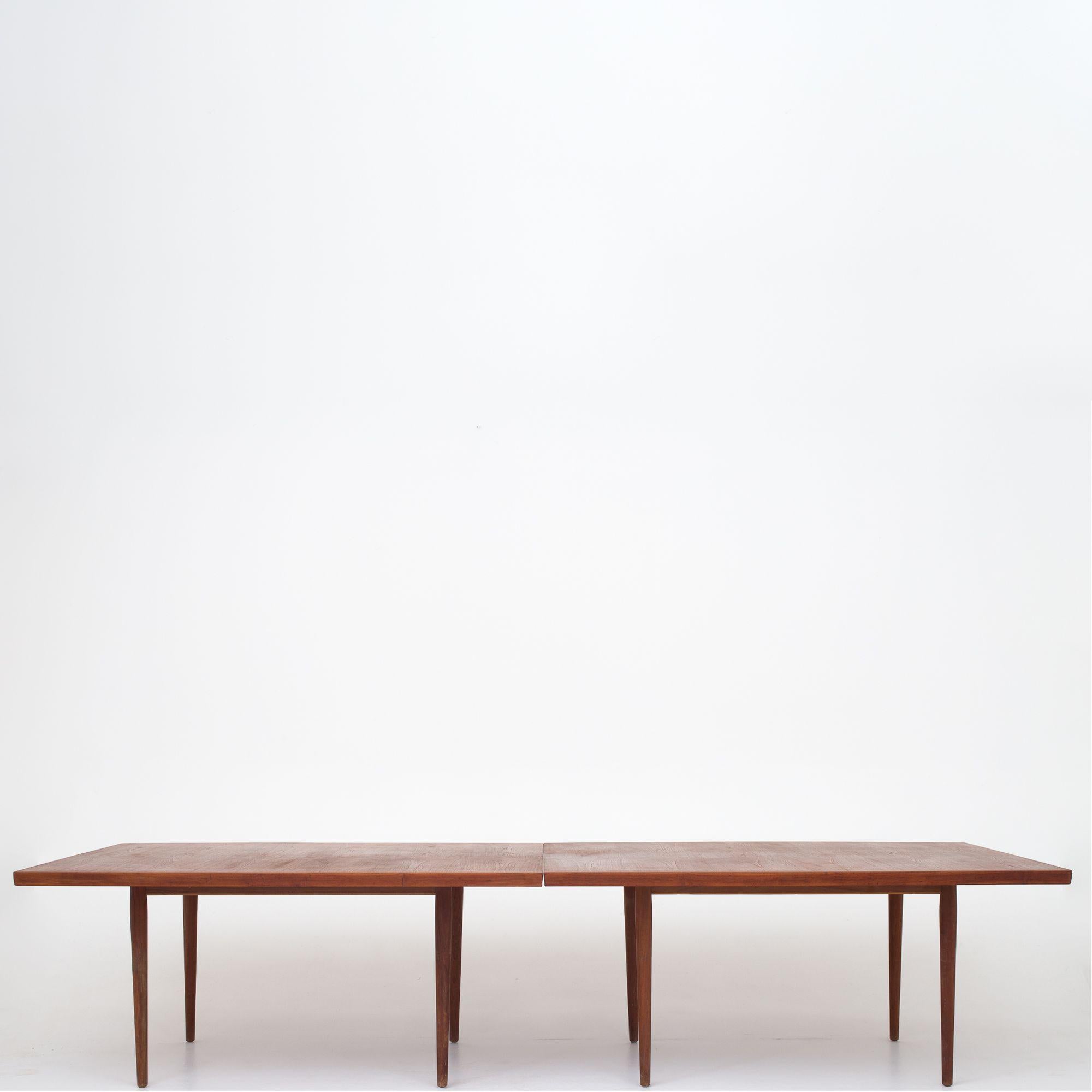Patinated Conference Table by Arne Vodder