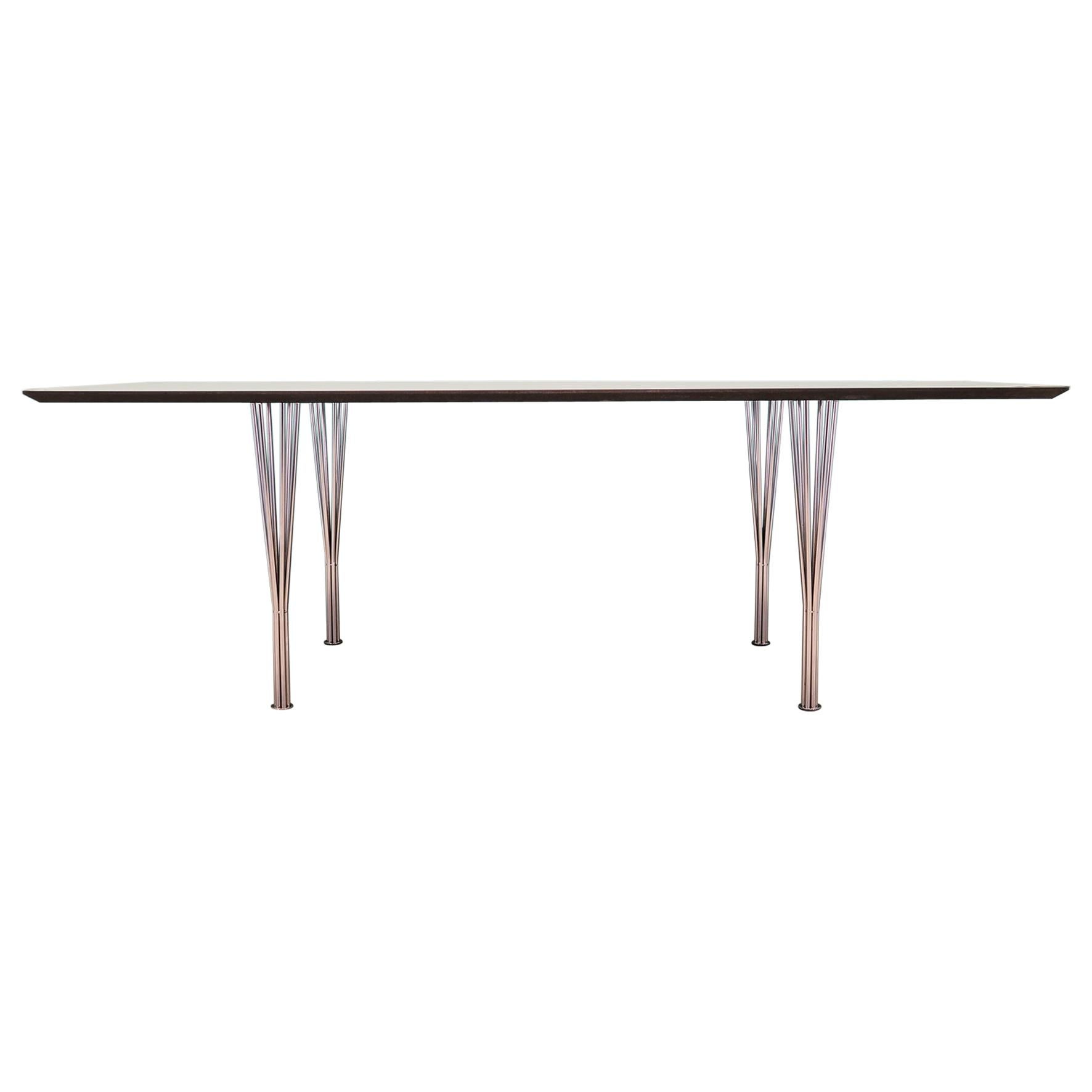 Conference Table White, Danish Design, 1960s, Producer Lau Lauritzen For Sale