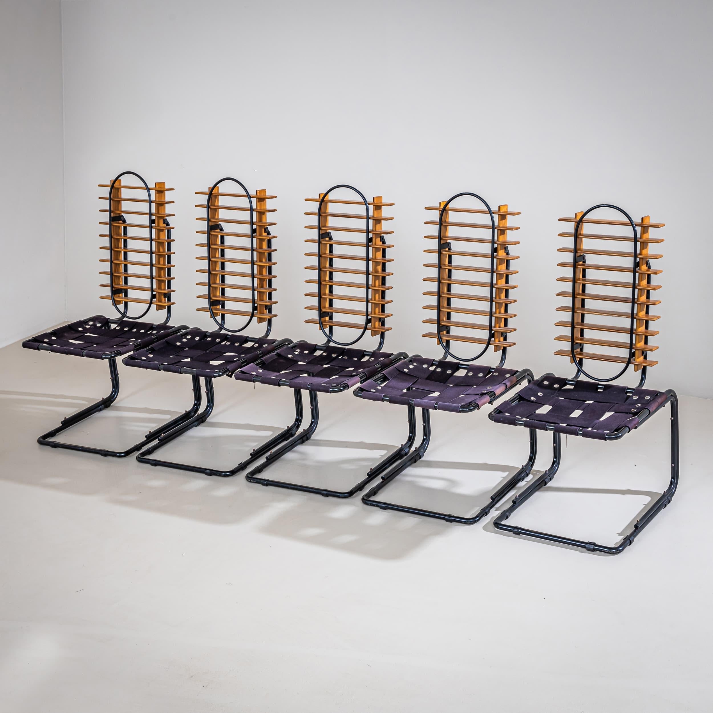 Conference Table with Ten Chairs, Rome, 1960s For Sale 5