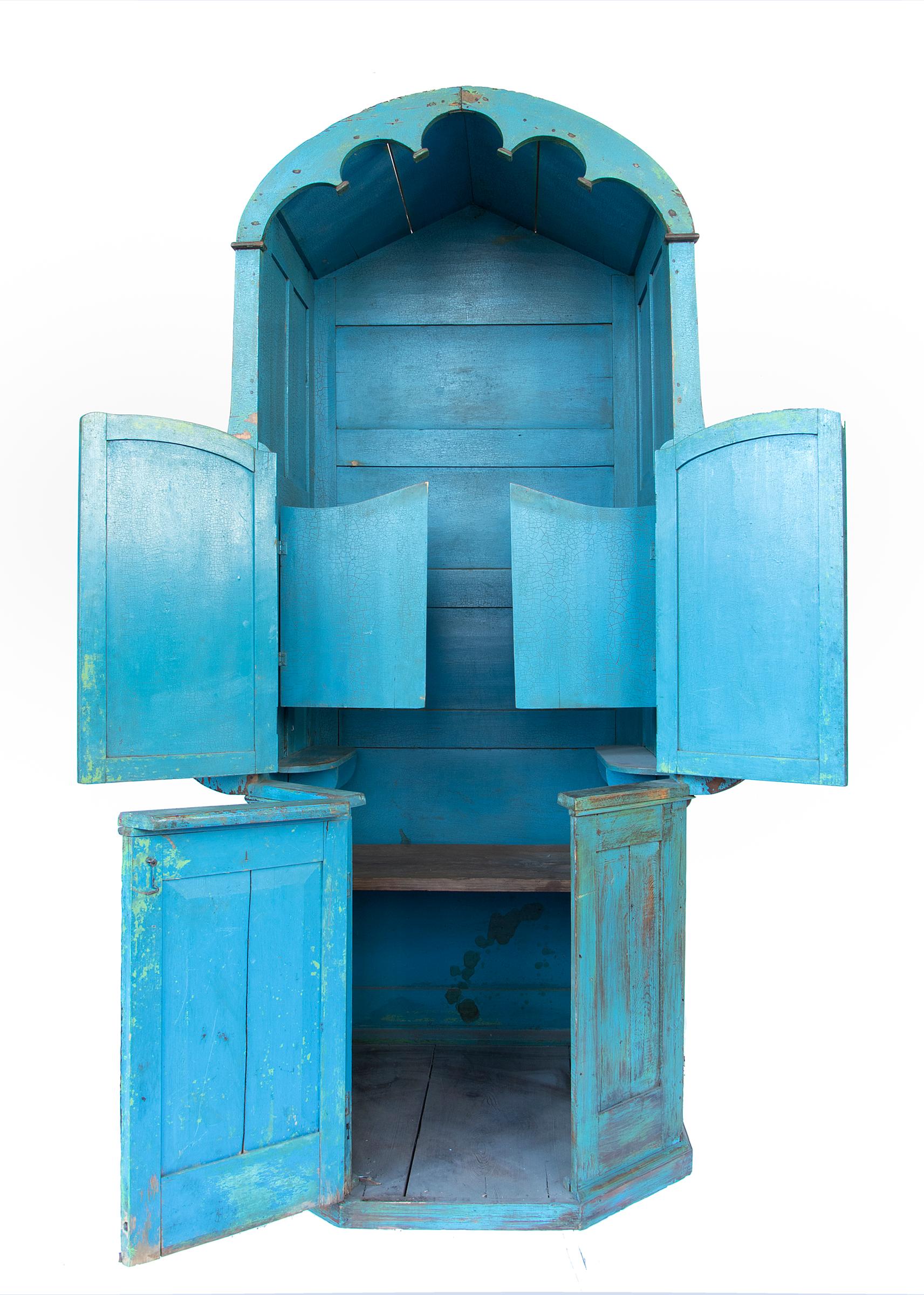 Confessional Booth, Late 19th Century/Early 20th Century, Mexican In Good Condition In Denver, CO