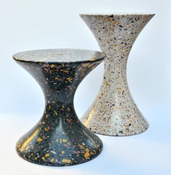 Confetti, Medium Contemporary Indoor or Outdoor Terrazzo Side Table by Laun