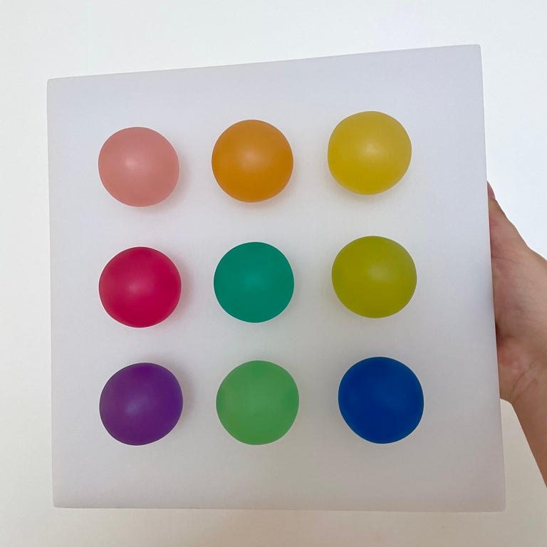 Confetti Resin Wall Art by Paola Valle For Sale at 1stDibs