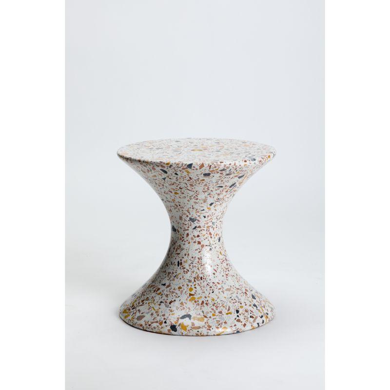 Confetti table, small, chalk by Laun ( Handmade in Los Angeles )
Tables Collection
Dimensions: H.48 D.36 W.36 cm
Materials: Terrazzo in midnight or chalk

Also available: Confetti table medium, Muhly table, custom sizing, and finishes upon