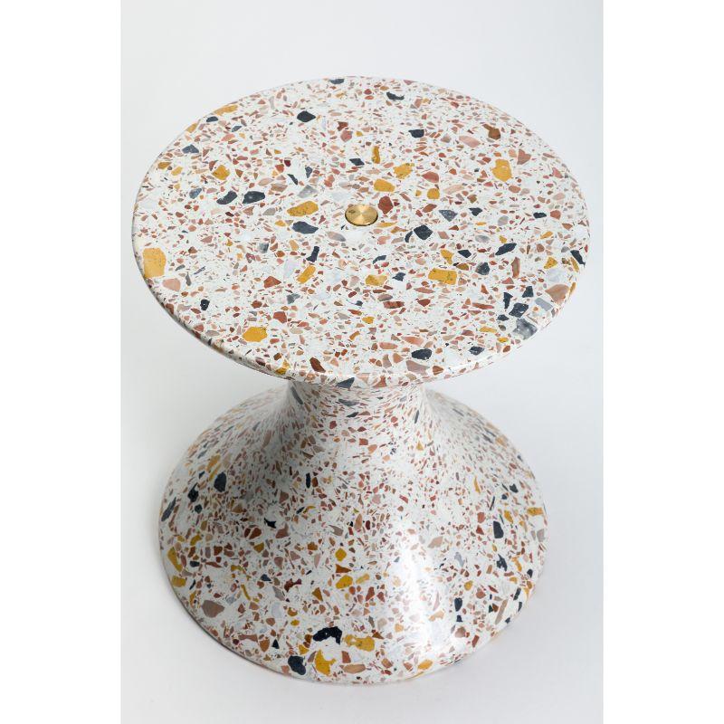 Modern Confetti Table, Small, Chalk by Laun For Sale