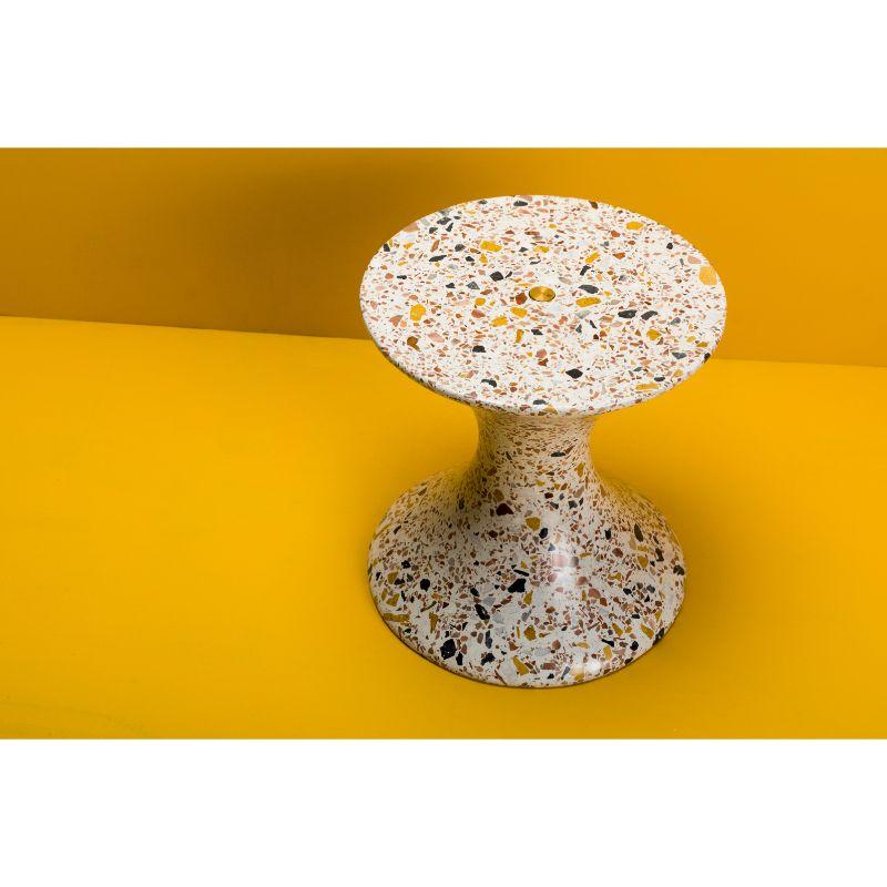 Contemporary Confetti Table, Small, Chalk by Laun